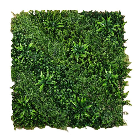 Kunstpflanzen-Wand – 100 x 100 cm, pflegeleicht & dekorativ