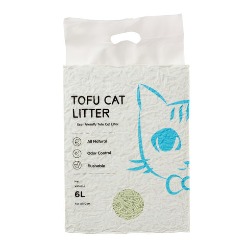 Tofu Katzenstreu – 6L / 2kg, biologisch abbaubar & klumpend