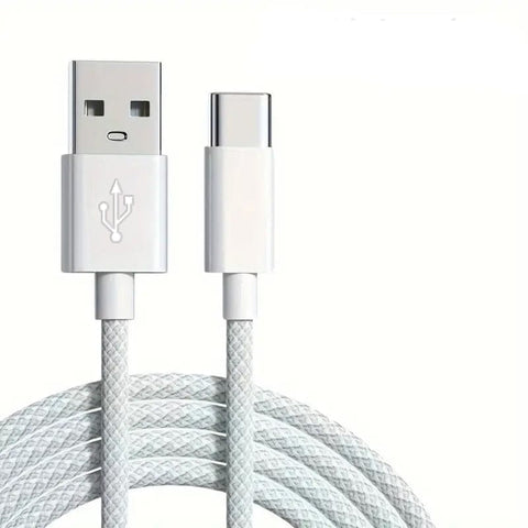 USB-A auf USB-C Ladekabel geflochten – 1,5m, robust & langlebig
