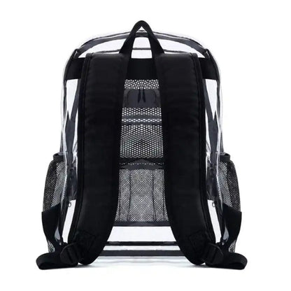 Transparenter Rucksack aus PVC – 40 x 20 x 32 cm, wasserabweisend