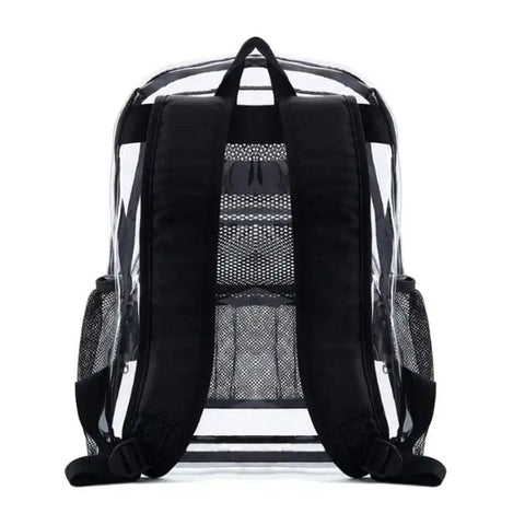 Transparenter Rucksack aus PVC – 40 x 20 x 32 cm, wasserabweisend