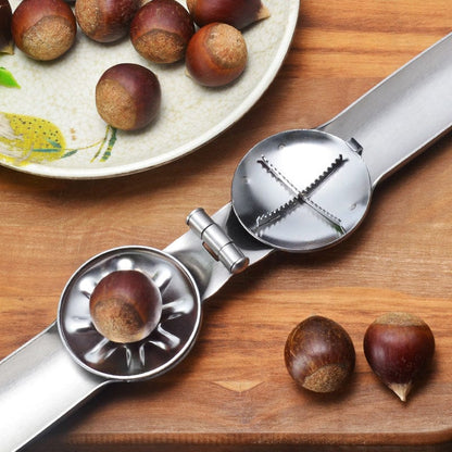 Kastanienschäler aus Edelstahl – ergonomisch & rostfrei, 20 cm