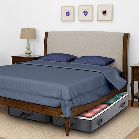 Aufbewahrungstaschen 4er-Set – 100 x 50 x 15 cm, mit Sichtfenster & Reissverschluss