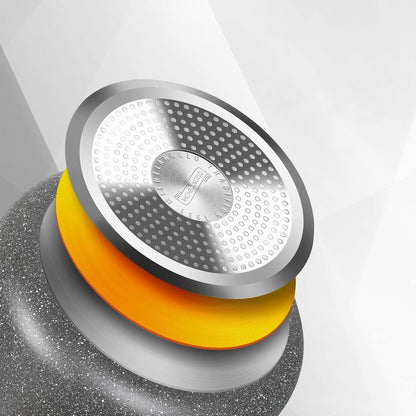 Aluminium Kochgeschirr-Set 6-teilig – induktionsgeeignet, mit Glasdeckeln