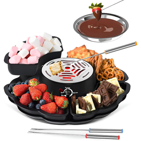 2-in-1 S'mores-Maker – Marshmallow-Röster & Schokoladenfondue, flammenlos