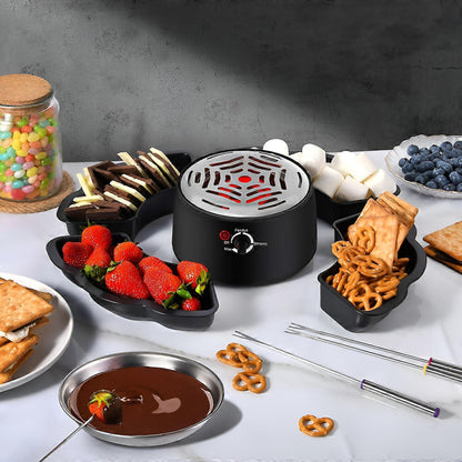 2-in-1 S'mores-Maker – Marshmallow-Röster & Schokoladenfondue, flammenlos