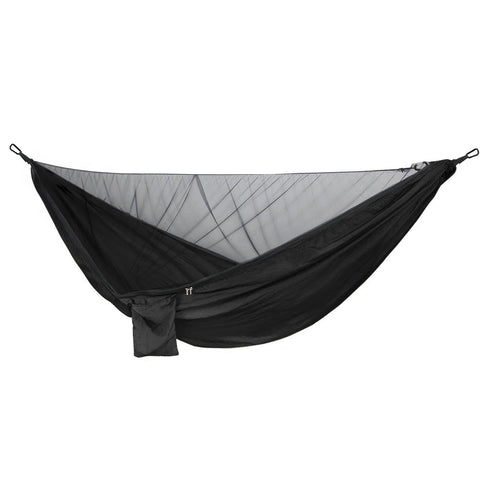 Moskito-Traveller Thermo Hängematte – mit Moskitonetz, bis 200 kg, Karabiner