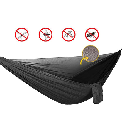 Moskito-Traveller Thermo Hängematte – mit Moskitonetz, bis 200 kg, Karabiner