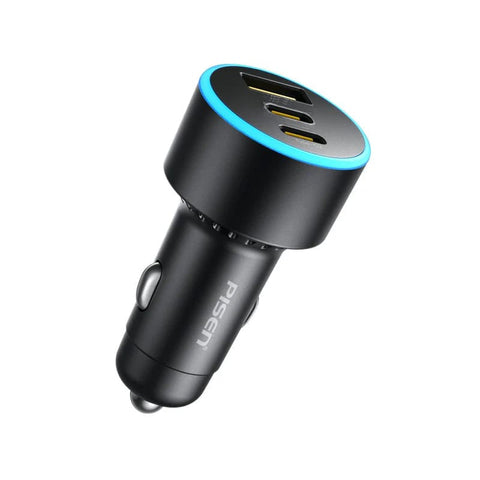 Fast Car Charger 165W – 2x USB-C & 1x USB-A, 3 Geräte gleichzeitig