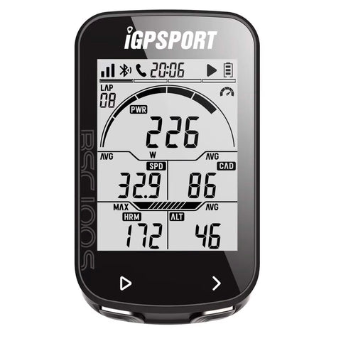 GPS Fahrradcomputer – mit Navigation, Höhenmesser & Halterung