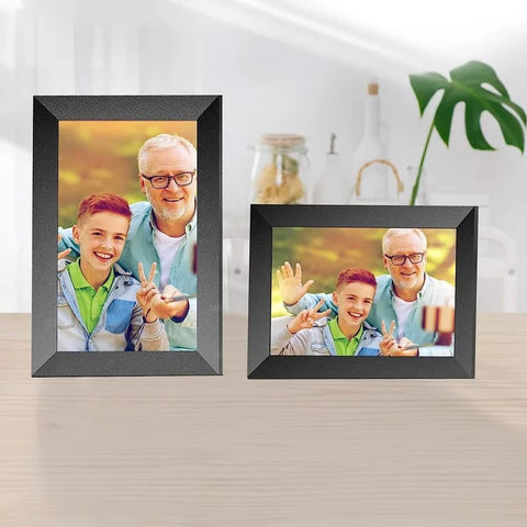 Digitaler Bilderrahmen 7 Zoll – WiFi, App-Steuerung für Android & iOS