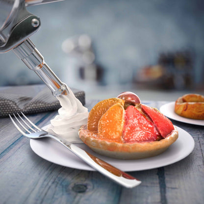Sahnespender 500 ml – Edelstahl, für Schlagsahne, Mousse & Desserts
