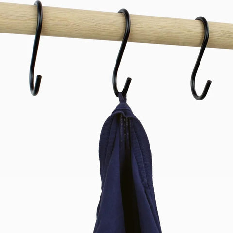 Kleiderhaken – 6er Set, robust & vielseitig montierbar