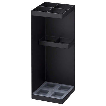 Square Regenschirmständer – Metall, minimalistisch, mit herausnehmbarer Tropfschale