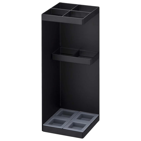 Square Regenschirmständer – Metall, minimalistisch, mit herausnehmbarer Tropfschale
