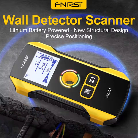 FNIRSI Wanddetektor – für Metall, Stromleitungen & Holz hinter Wänden