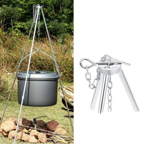 Koch-Dreibein – 51 x 80 cm, für Dutch Oven, Hängekessel & Lagerfeuer