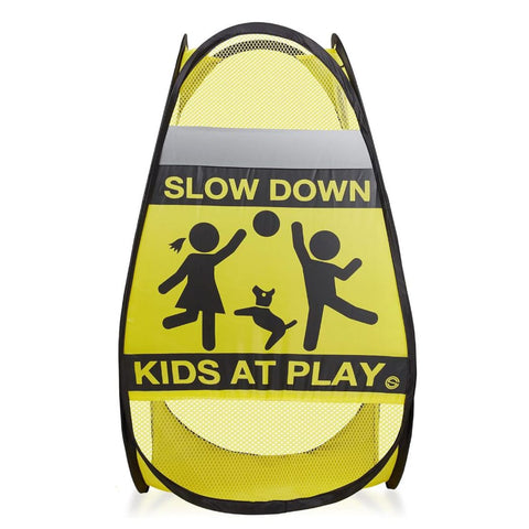 3D Strassenwarnschild – Kinderschutz, wetterfest & gut sichtbar