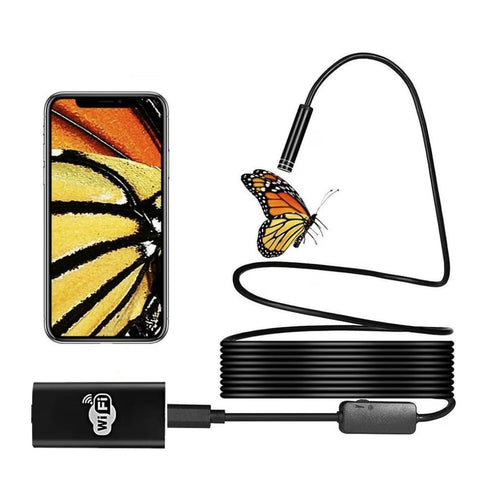 WiFi Endoskopkamera HD720P – flexibel, LED, für Android & iOS
