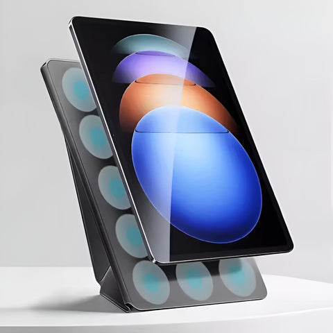 ProCase Hülle für 13" iPad Pro – 360° Rotation, Touchpad, 7-Farben-Beleuchtung