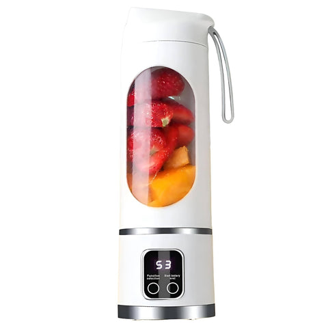 Tragbarer Smoothie Maker – 450 ml, USB-aufladbar, mit Trinkbecher