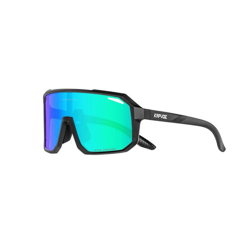 Kapvoe Sport Sonnenbrille – polarisiert, mit Ersatzglas & Kurzsichtigkeitsrahmen
