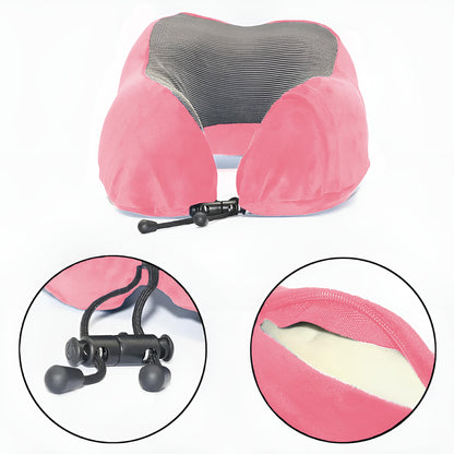 Reisekissen Komfort Set – Nackenkissen, Schlafmaske & Ohrstöpsel