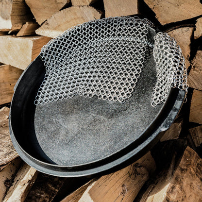 Ringreiniger aus Edelstahl – für Dutch Oven, Feuertopf & Gusseisen, ohne Chemie