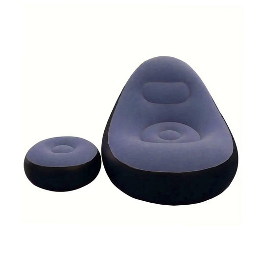 Aufblasbarer Loungesessel – 100 x 105 x 125 cm, mit Pumpe, für Garten & Festival