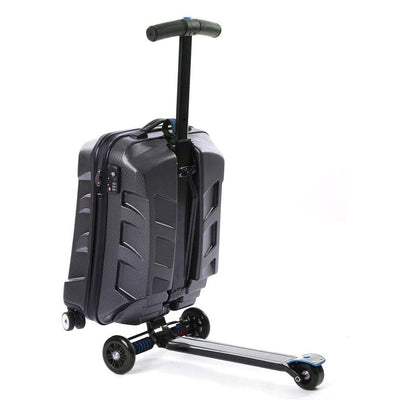 Rolling Scooter Koffer – 38 x 22 x 54 cm, 2-in-1 Trolley & Tretroller