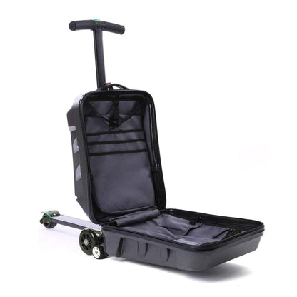 Rolling Scooter Koffer – 38 x 22 x 54 cm, 2-in-1 Trolley & Tretroller