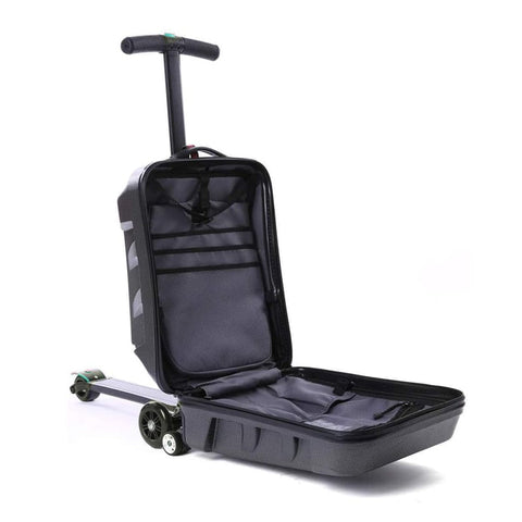 Rolling Scooter Koffer – 38 x 22 x 54 cm, 2-in-1 Trolley & Tretroller