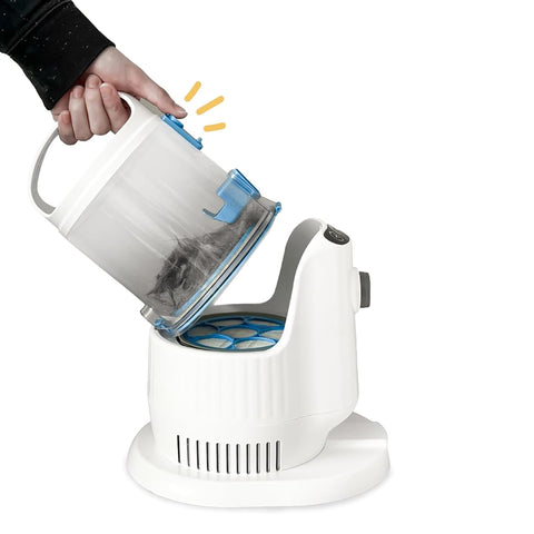 Hundeschermaschine mit Tierhaar-Staubsauger – 2,8 L, 5 Aufsätze, sauber & schonend
