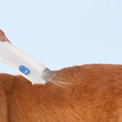 Hundeschermaschine mit Tierhaar-Staubsauger – 2,8 L, 5 Aufsätze, sauber & schonend