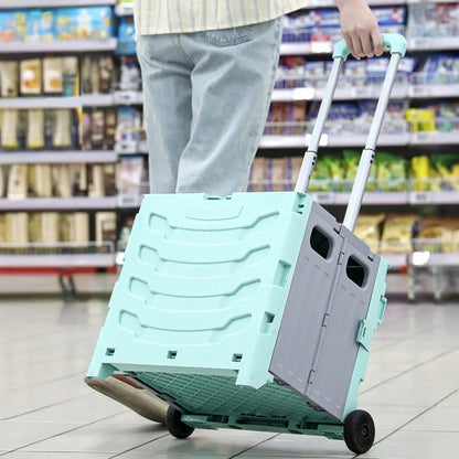 Faltbarer Einkaufstrolley – 26,5 x 31 x 35 cm, kompakt & platzsparend