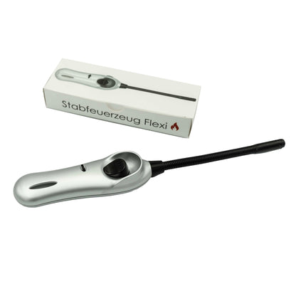 Stabfeuerzeug Flexi – 15 cm flexibler Hals, windresistent, nachfüllbar
