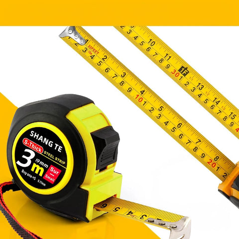 Massband – in 3 m / 5 m / 7,5 m, cm, m & Feet, für Handwerk & Haushalt