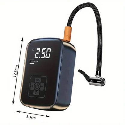 AirPro X Powerbank Luftpumpe – 150 PSI, 4000 mAh, für Reifen, Bälle & mehr