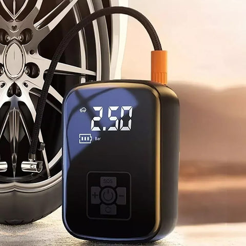 AirPro X Powerbank Luftpumpe – 150 PSI, 4000 mAh, für Reifen, Bälle & mehr