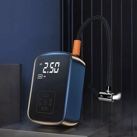 AirPro X Powerbank Luftpumpe – 150 PSI, 4000 mAh, für Reifen, Bälle & mehr