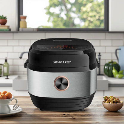 Silver Crest Reiskocher – 5 L, 900 W, digital, Antihaftbeschichtung