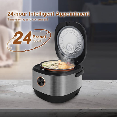 Silver Crest Reiskocher – 5 L, 900 W, digital, Antihaftbeschichtung