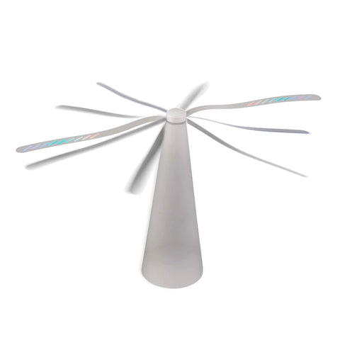 Elektrischer Fliegenwedler – Ø 40 cm, ohne Chemie, für Tisch & Picknick