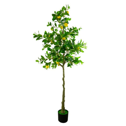 Kunst Zitronenbaum – 180 cm, naturgetreu, pflegeleicht & mediterran