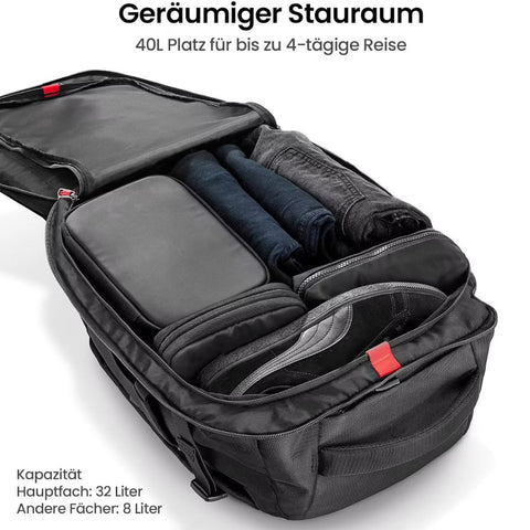 Reiserucksack 40 L – 52 x 34 x 23 cm