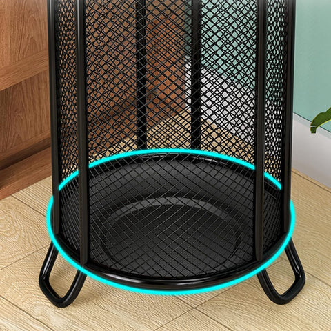 Donnini Regenschirmständer – rund, 55 x 25,5 cm, mit Haken für faltbare Schirme