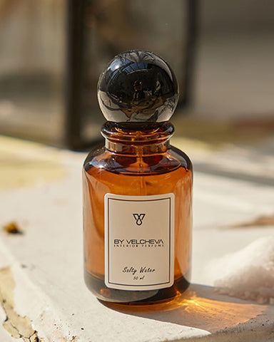 By Velcheva Raumduft Spray Salty Water – 50 ml, Meersalz, Salbei & Meeresalgen
