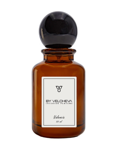 By Velcheva Raumduft Spray Valencia – 50 ml, Zitrus, Jasmin & Moschus