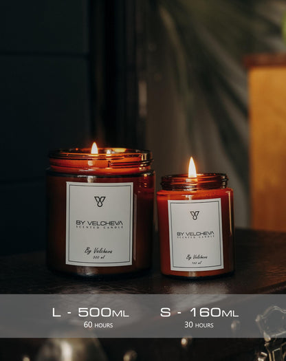 By Velcheva Duftkerze Cherry Blossom – 160 ml, Kirsche, Rose & Vanille