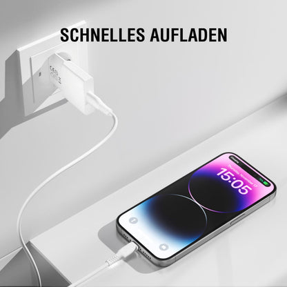 PDPlug Slim USB-C Ladegerät 20W – GaN-Technologie, flach & universell